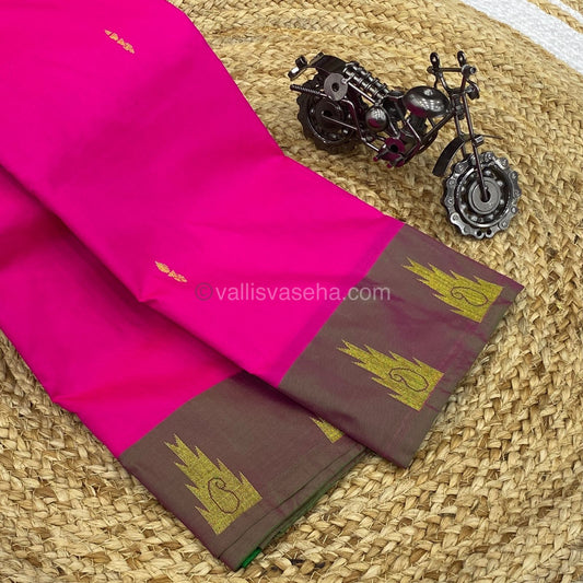 Semi Silk Saree - Kanchi Pattu Style - VVSSS004