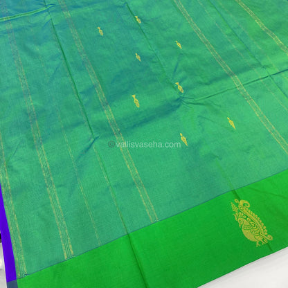 Semi Silk Saree - Kanchi Pattu Style - VVSSS004