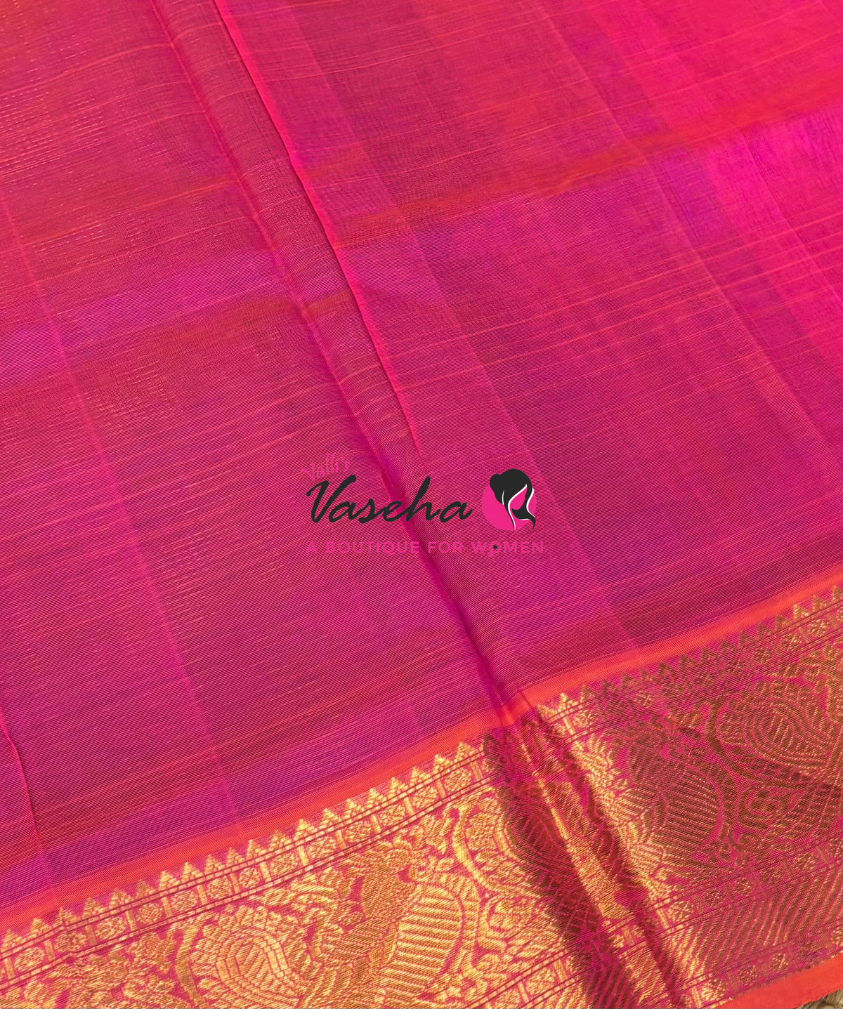 Pure Silk Cotton Saree - Vairavoosi Checks - Mayil & Chakkaram - VVMCV001