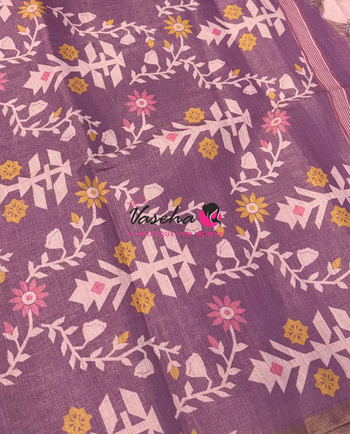 Linen Tissue Saree - VVLTS010