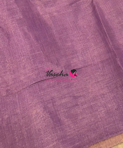 Linen Tissue Saree - VVLTS010