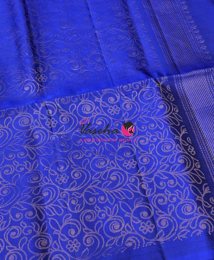 Pure Soft Silk Saree  - Blue Shade - VVPSS115