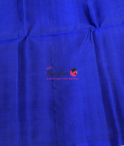 Pure Soft Silk Saree  - Blue Shade - VVPSS115