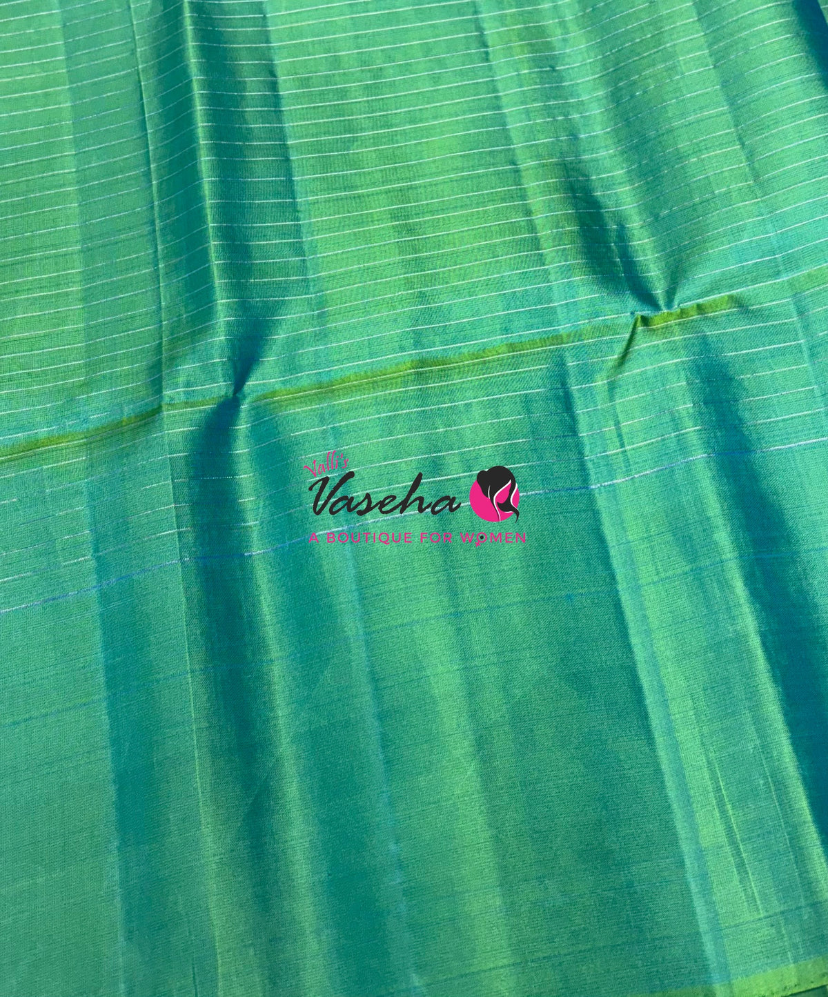 Pure Soft Silk Saree  - Dual Tone Green Shade - VVPSS115