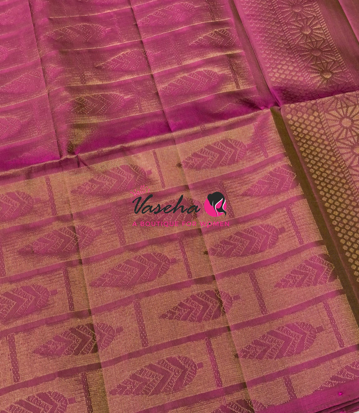 Pure Soft Silk Saree  - Mustard & Pink  Combo - VVPSS137