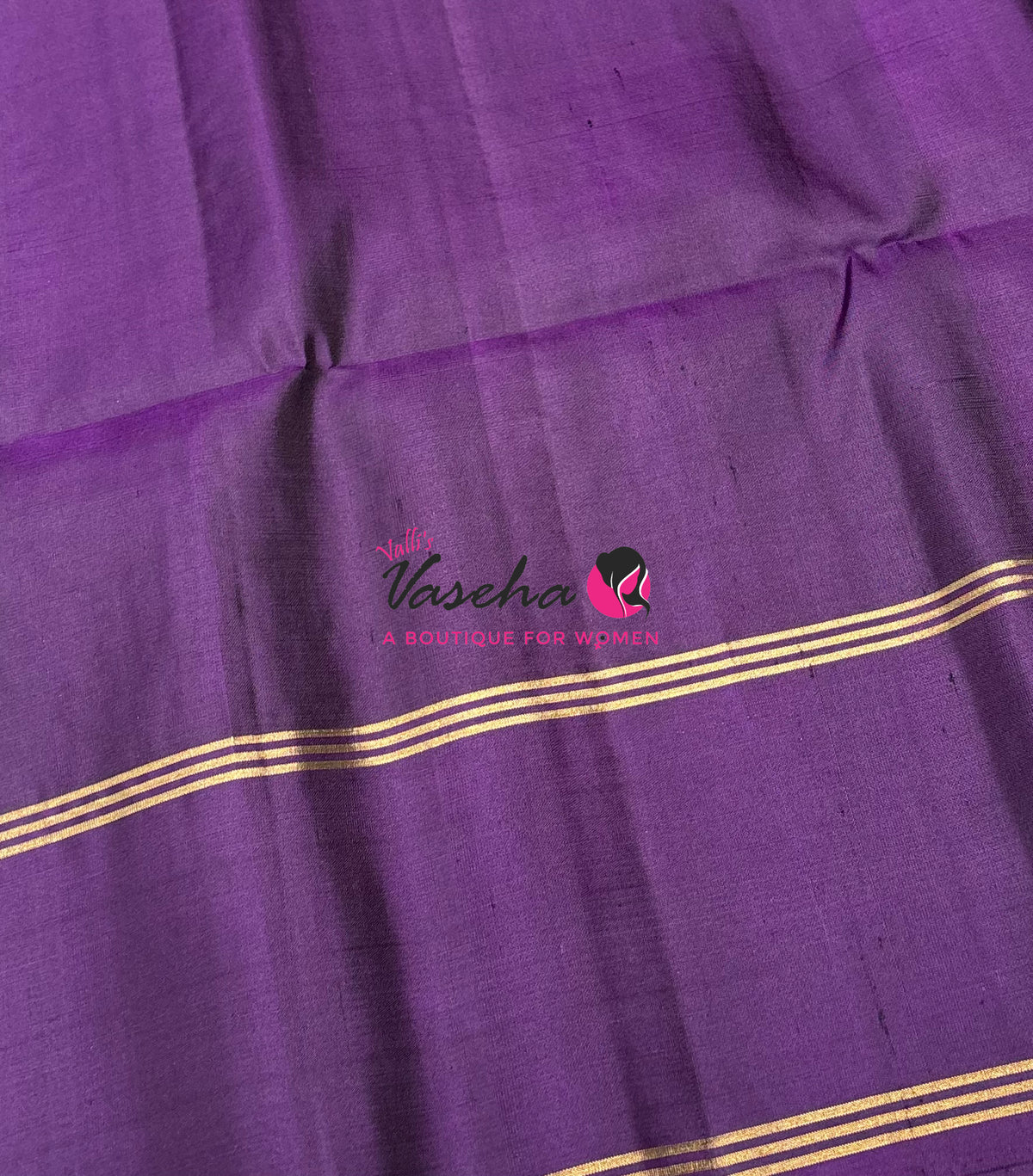 Pure Soft Silk Saree  - Grey & Purple Combo - VVPSS138