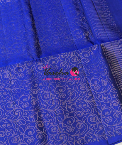 Pure Soft Silk Saree - Blue Shade - VVPSS061