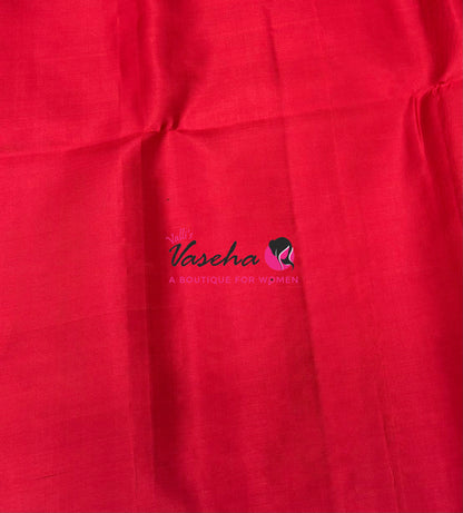 Pure Soft Silk Saree - Red Shade - VVPSS061
