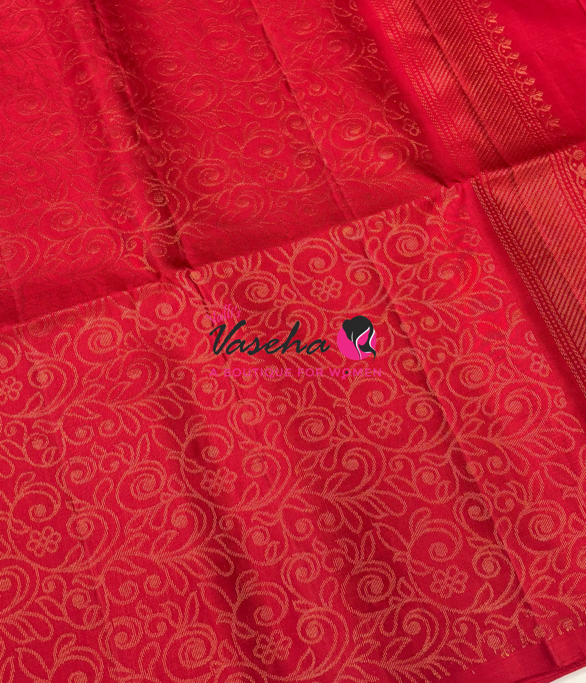Pure Soft Silk Saree - Red Shade - VVPSS061