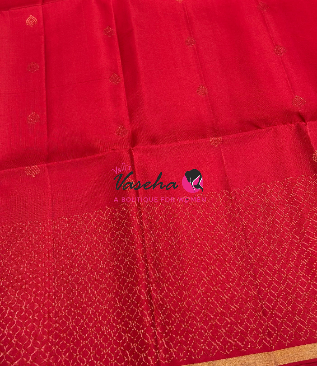 Pure Soft Silk Saree - Red Shade - VVPSS163