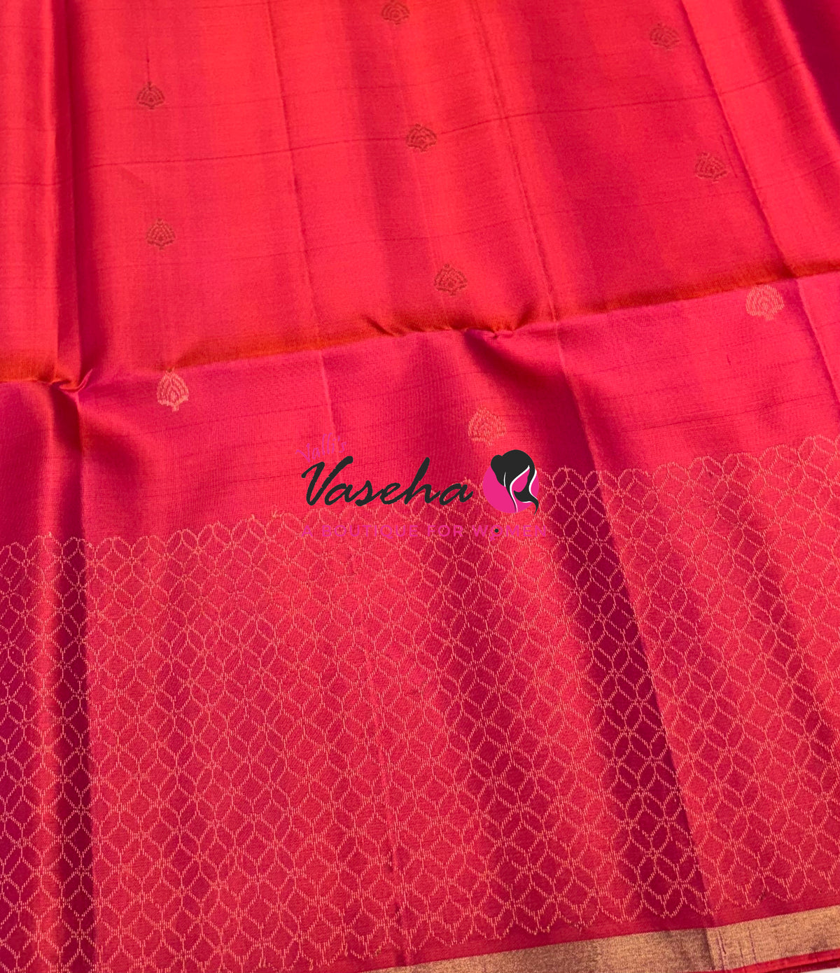 Pure Soft Silk Saree - Peachish Pink Shade - VVPSS163