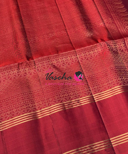 Pure Soft Silk Saree - Green  & Maroon   Shade - VVPSS116