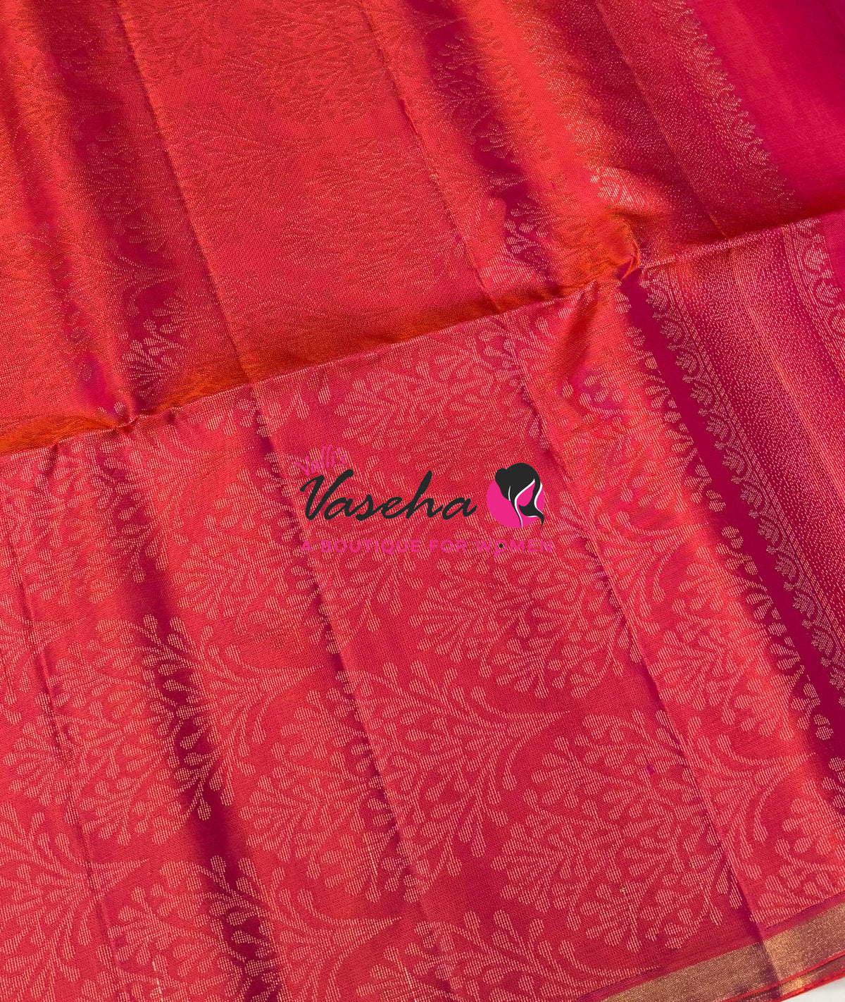 Pure Soft Silk Saree - Peach Shade - VVPSS061