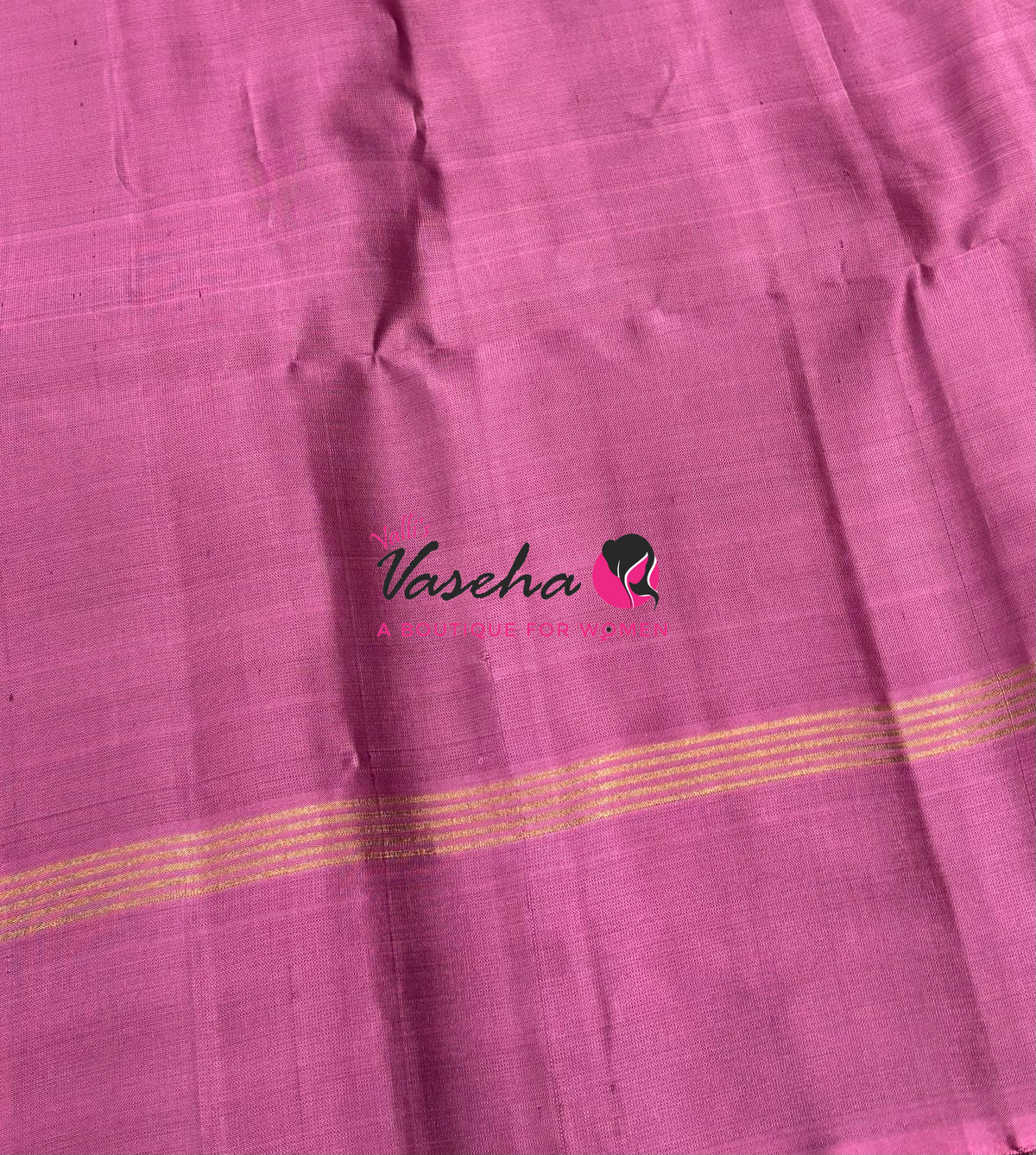 Pure Soft Silk Saree - Brown & Pink Combo - VVPSS164