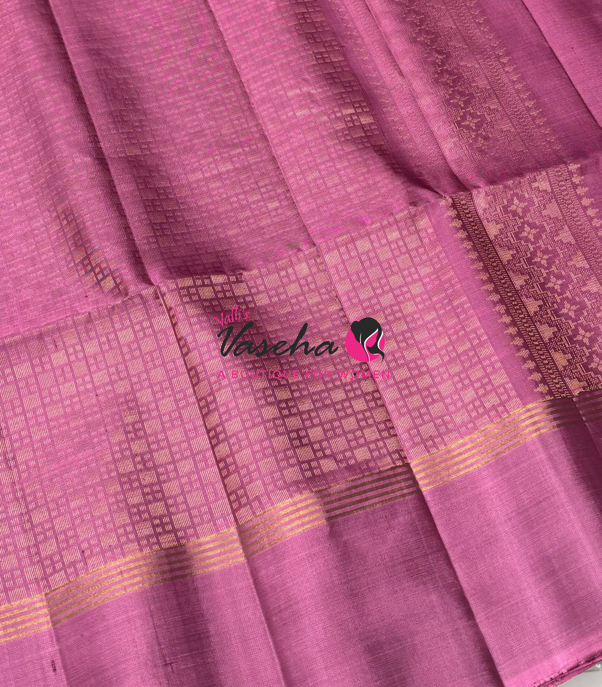 Pure Soft Silk Saree - Brown & Pink Combo - VVPSS164