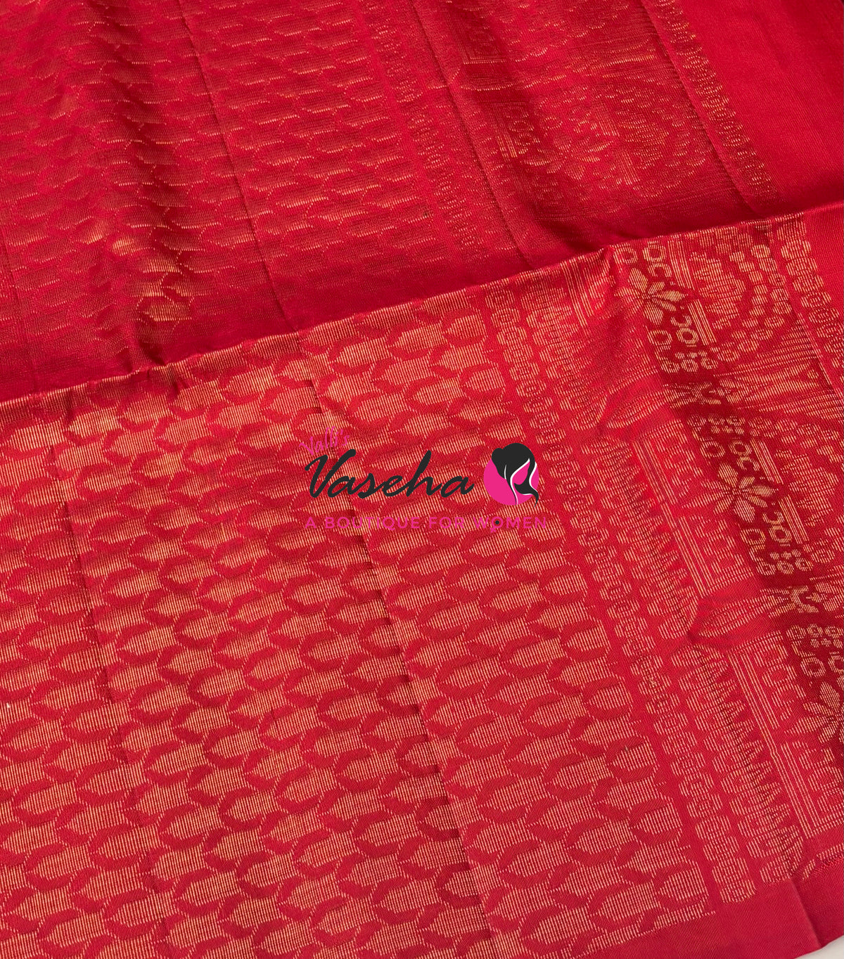 Pure Soft Silk Saree - Red Shade - VVPSS164
