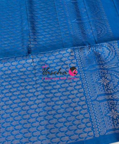 Pure Soft Silk Saree - Blue Shade - VVPSS164