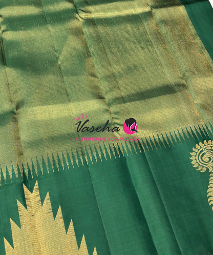 Pure Soft Silk Saree - Jothika Hit design - Green - VVPSS011