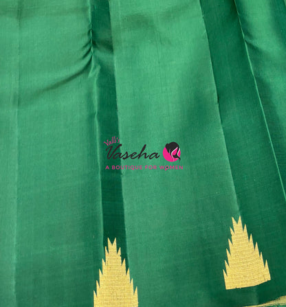 Pure Soft Silk Saree - Jothika Hit design - Green - VVPSS011