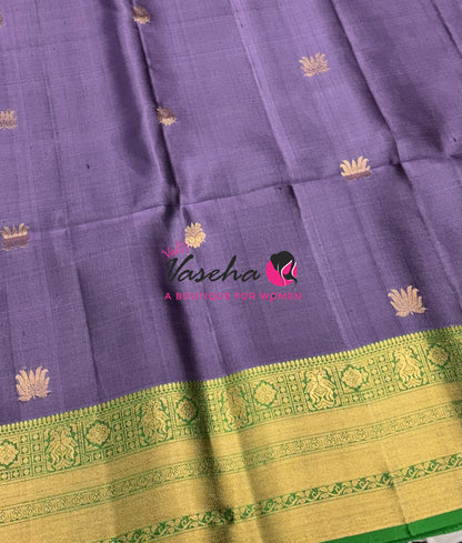 Pure Soft Silk Saree - Kanchi Border - VVPSS015
