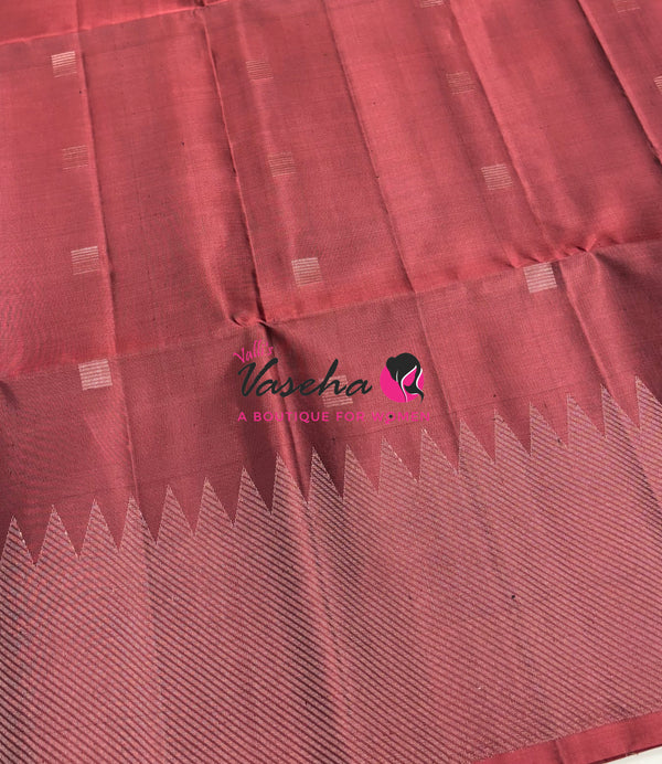 Pure Soft Silk Saree - Maroon With Blue Combo - VVPSS165