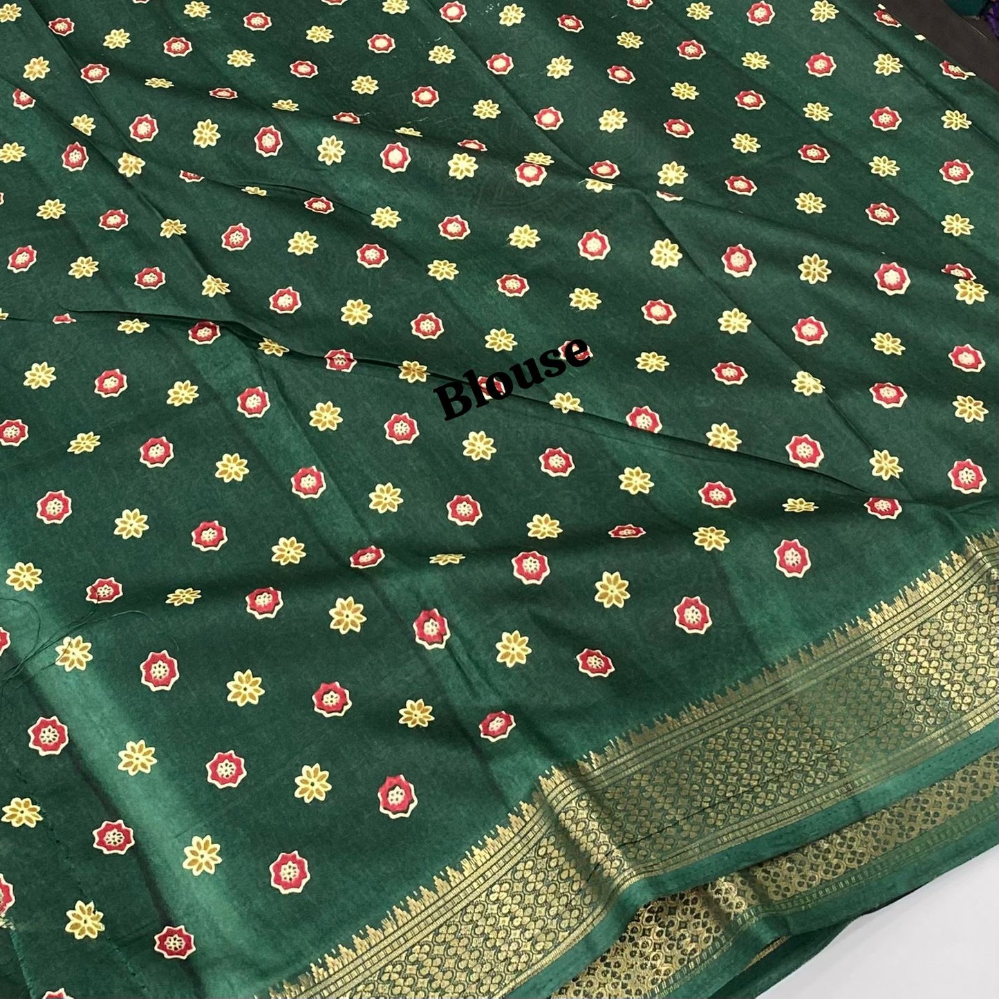 Casual Wear Sarees - Semi Binny / Dola Silk