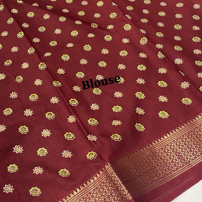 Casual Wear Sarees - Semi Binny / Dola Silk