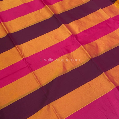 Pazhum Palamum checks  Semi silk sarees - VVSSS003