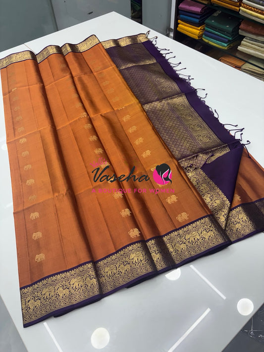 Pure Soft Silk Saree - Kanchi Border  - VVPSS015