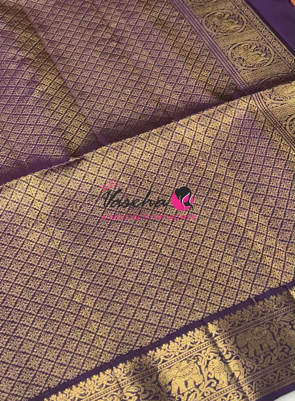 Pure Soft Silk Saree - Kanchi Border  - VVPSS015