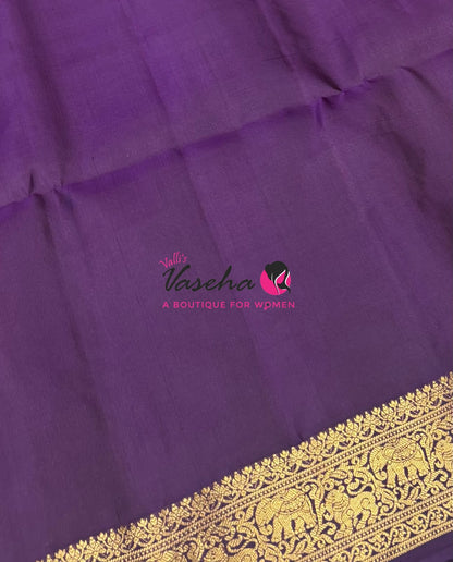 Pure Soft Silk Saree - Kanchi Border  - VVPSS015