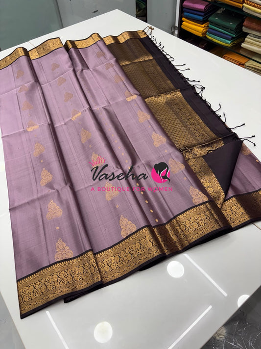 Pure Soft Silk Saree - Kanchi Border  - VVPSS015