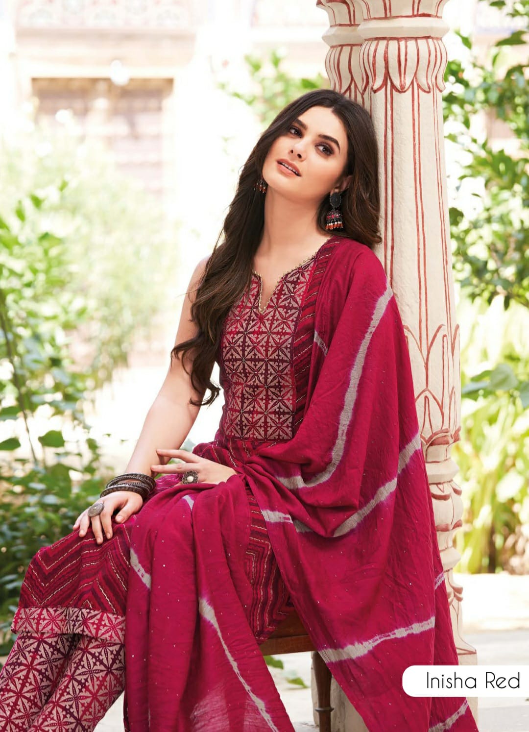 Salwar Material - Embroidered - Rayon Material - VV107763