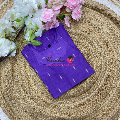 Ready Made - Semi Raw Silk - Kurti - VVSRK001
