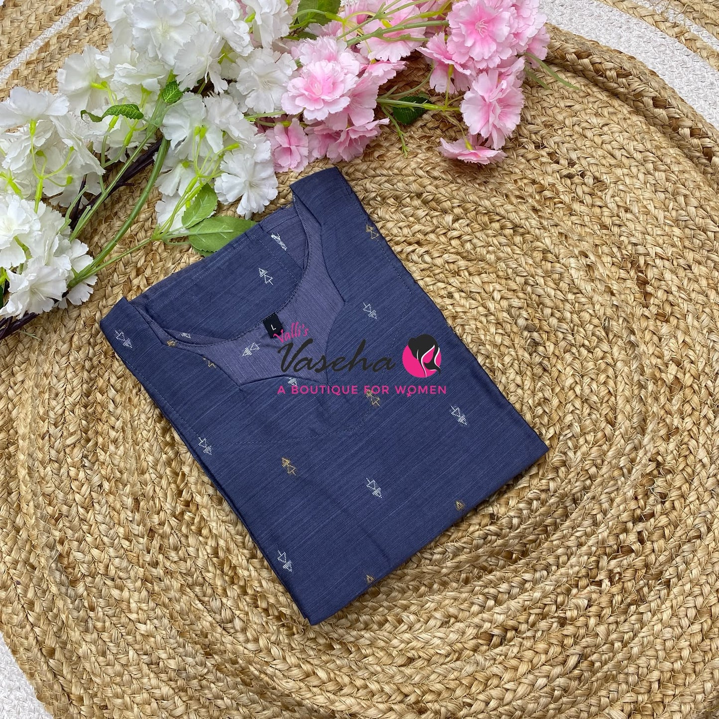 Ready Made - Semi Raw Silk - Kurti - VVRKC006