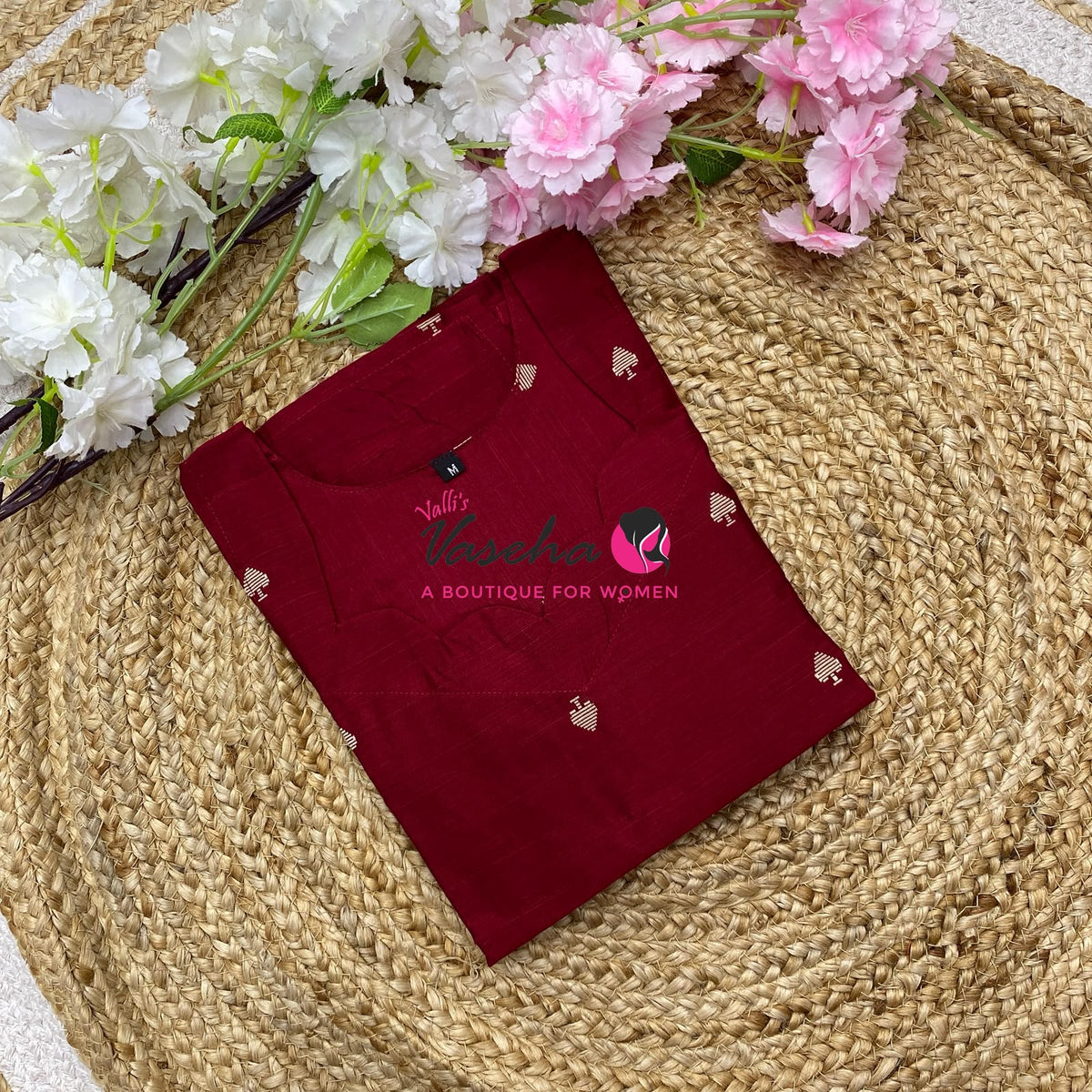 Ready Made - Semi Raw Silk - Kurti - VVSRK001