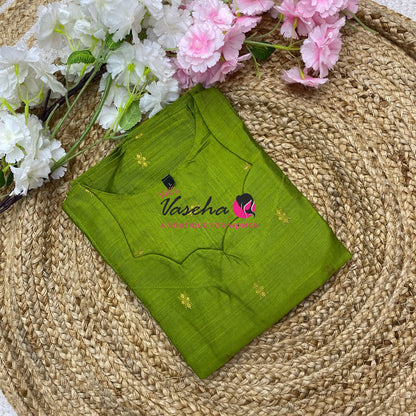 Ready Made - Semi Raw Silk - Kurti - VVSRK001