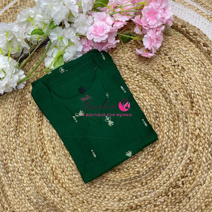 Ready Made - Semi Raw Silk - Kurti - VVRKC006