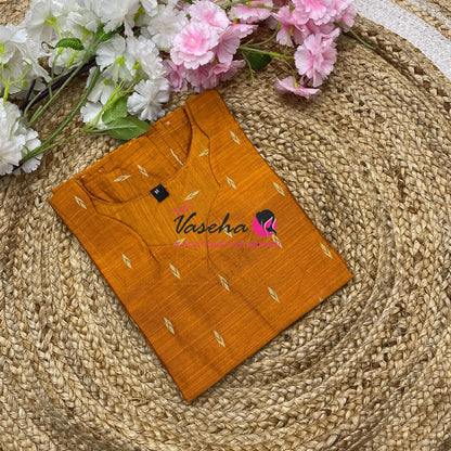 Ready Made - Semi Raw Silk - Kurti - VVSRK001
